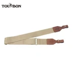 Tourbon 2 tuuman taktisista haulikko ase ase rintareppu metsästys ammunta kantaa Hunter hihna puuvillaa ja aitoa nahkaa